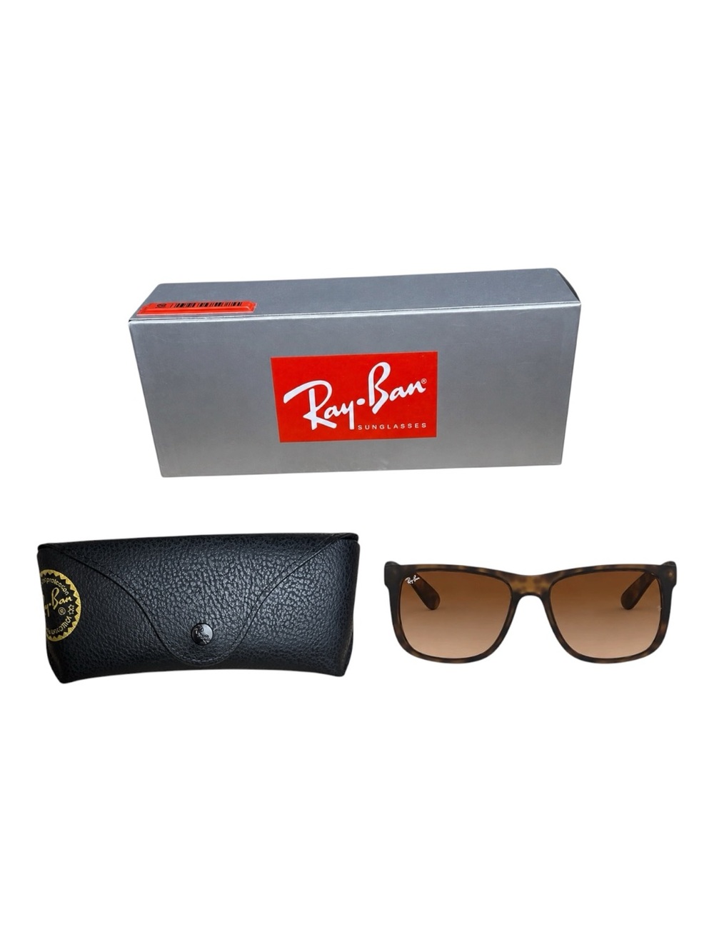 Ray-Ban Mega Wayfarer RB0840S 6636/93 Transparent Brown Gold Mirror Sunglasses
